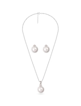 Aretes y collar Unlimited By OB zirconia
