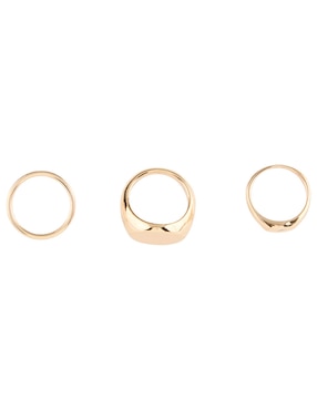 Set anillo Map brillante