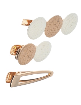 Set de broches para cabello LIEB con acabado mate