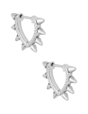 Aretes Unlimited By Ob con acabado baño rodio
