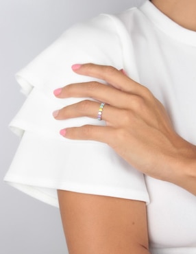 Anillo de corazón Chulada Beauty de plata brillante