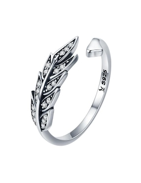 Anillo Chulada Nature P 925 de plata brillante