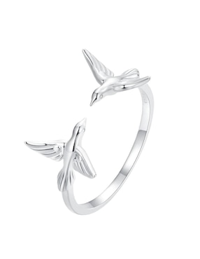 Anillo de colibrí Chulada Nature P 925 de plata brillante
