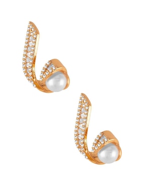 Aretes Unlimited By Ob con acabado pavé zirconia