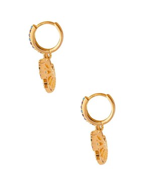Aretes de mariposa Unlimited By Ob con acabado pavé zirconia