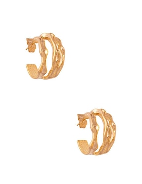 Aretes circulares Unlimited By Ob con acabado brillante