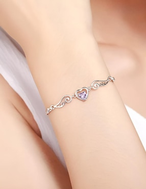 Pulsera Wünd de plata P 925 con acabado pavé