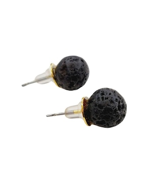 Aretes circulares Maria Rayuela Piedra Volcánica