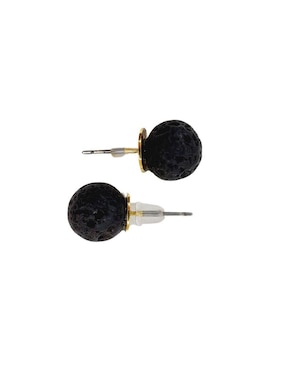 Aretes circulares Maria Rayuela Piedra Volcánica