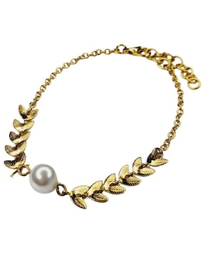 Pulsera Maria Rayuela con acabado chapa de oro