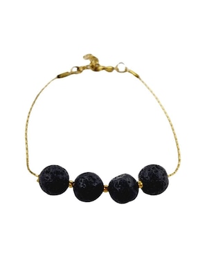 Pulsera Maria Rayuela con acabado chapa de oro