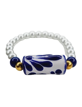 Pulsera Maria Rayuela Talavera con acabado esmaltado