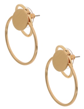 Aretes redondos Parfois con acabado mate