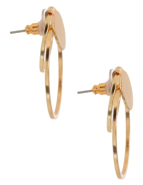 Aretes redondos Parfois con acabado mate