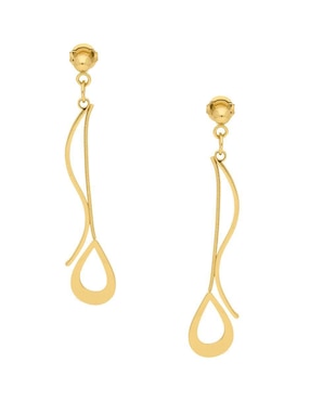 Aretes Nuvi con acabado brillante