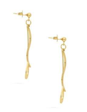 Aretes Nuvi con acabado brillante