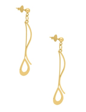 Aretes Nuvi con acabado brillante