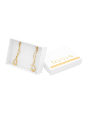 Aretes Nuvi con acabado brillante
