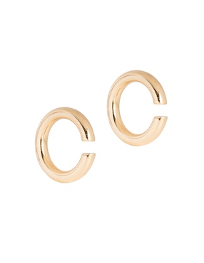 Aretes de círculo Map con acabado lustre