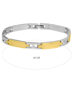 Pulsera Clepsidra con acabado lustre