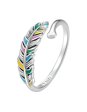 Anillo Chulada Nature P 925 de plata brillante