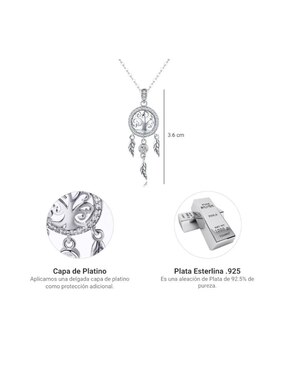 Collar de atrapasueños Chulada Beauty de plata