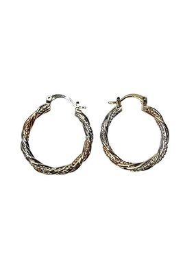 Set de aretes redondos Limerence By Claudia Herrera con acabado brillante