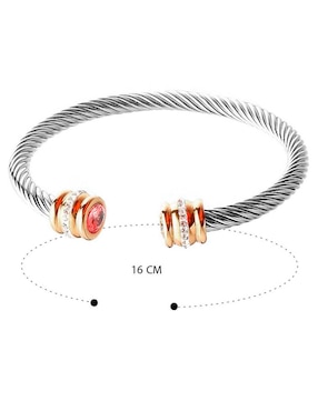 Pulsera Clepsidra con acabado lustre