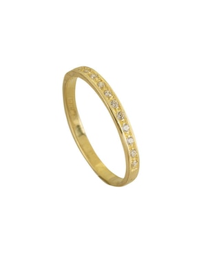 Anillo Unlimited By Ob 10 k de oro zirconia brillante