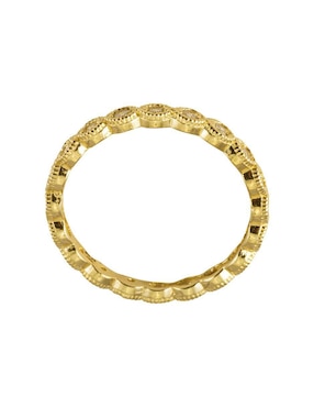Anillo Unlimited By Ob 10 k de oro zirconia brillante