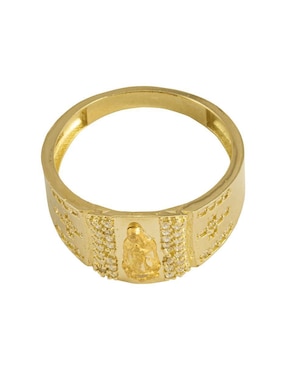 Anillo Unlimited By Ob 10 k de oro zirconia brillante