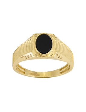 Anillo Redondo Unlimited By Ob 10 K De Oro Zirconia