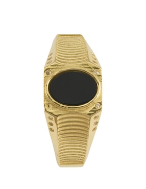 Anillo Unlimited By Ob 10 k de oro zirconia brillante