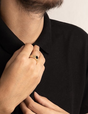 Anillo Unlimited By Ob 10 k de oro zirconia brillante