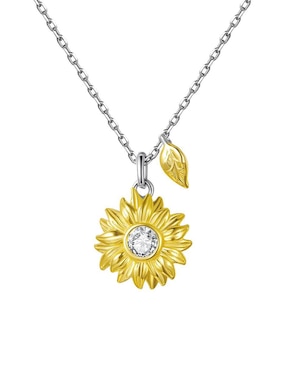 Collar de flor Chulada Nature de plata P 925