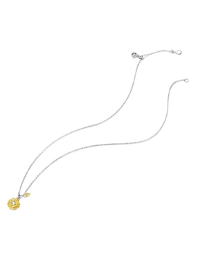 Collar de flor Chulada Nature de plata P 925