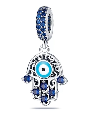 Charm de mano Likepink Pinky Fashion de plata P 925 zirconia