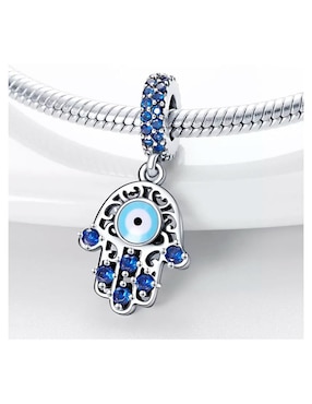 Charm de mano Likepink Pinky Fashion de plata P 925 zirconia