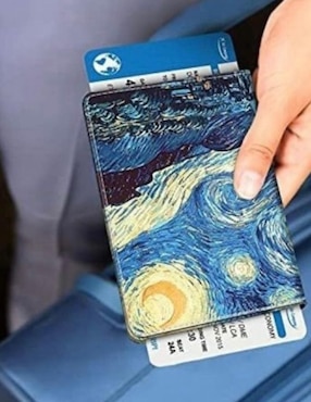 Set de porta pasaporte Mamá Pulpo Van Gogh