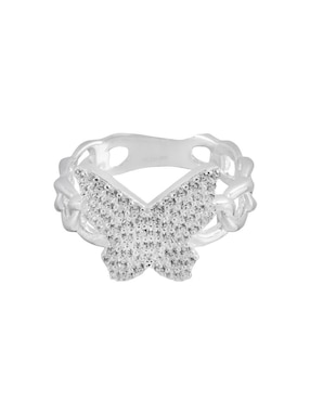 Anillo Unlimited By Ob P 925 de plata zirconia brillante