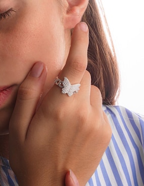 Anillo Unlimited By Ob P 925 de plata zirconia brillante