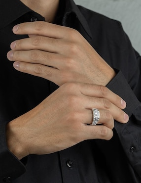 Anillo Unlimited By Ob P 925 de plata zirconia brillante