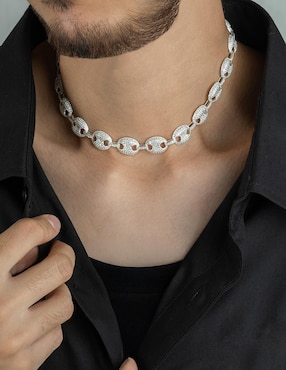 Collar de eslabones Unlimited By Ob de plata P 925