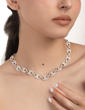 Collar de eslabones Unlimited By Ob de plata P 925