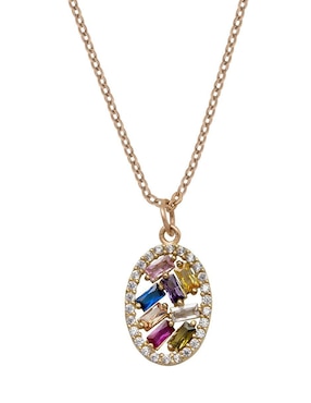 Collar ovalado Unlimited By Ob de oro 10 K