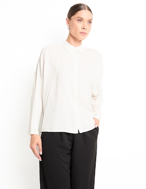 Camisa Parfois manga larga para mujer