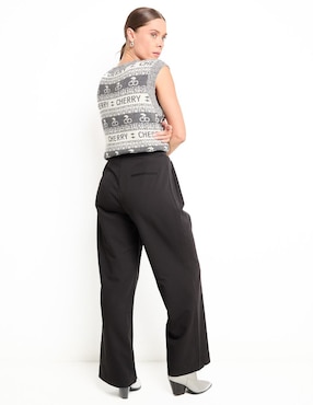 Pantalón easy pant Parfois straight para mujer