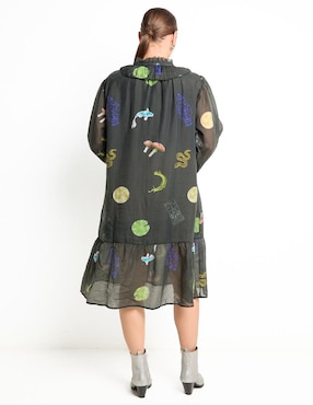 Vestido a la rodilla casual Parfois para mujer