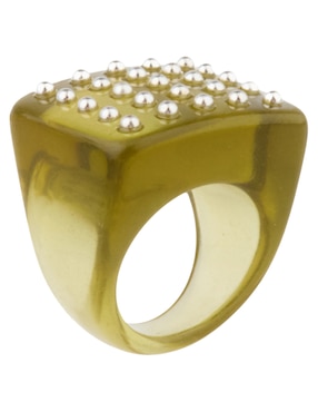 Anillo cuadrado Parfois brillante
