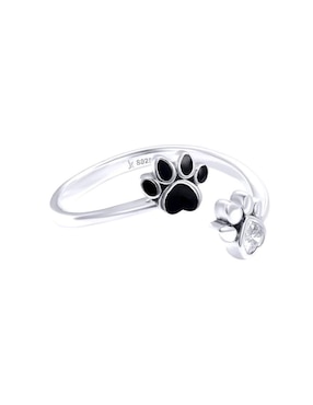 Anillo de perro Chulada Pets P 925 de plata circonita brillante
